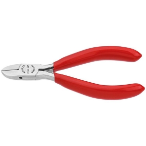 Knipex 77 11 115 Electronics Diagonal Cutter Rounded Jaws 115mm with Lead Catche